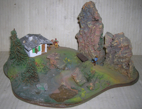 Altes noch diorama mit - altes,